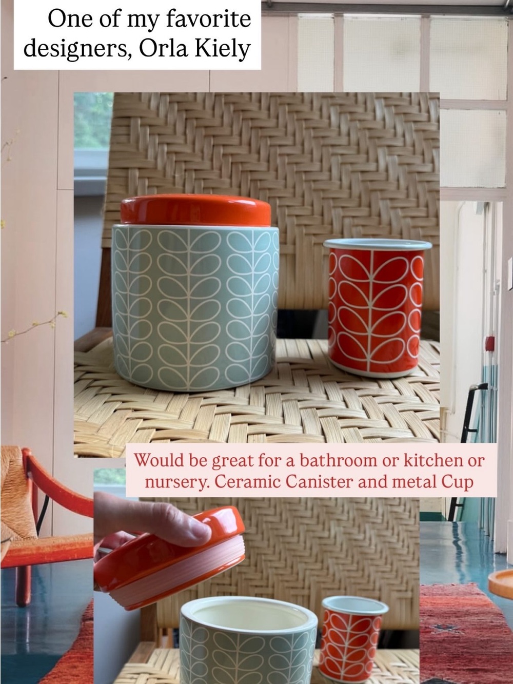 Orla Kiely Mid Century Modern Home Decor - Picture 2 of 2